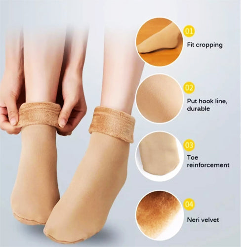 "3 Pair Ultra Soft Winter Fleece Socks – Premium Warmth Combo Deal"